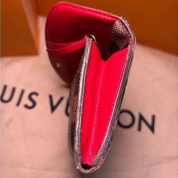 Louis Vuitton — Damier Ebene Emilie Wallet ❣️ AUTHENTIC/EUC✨ - Picture 13 of 16